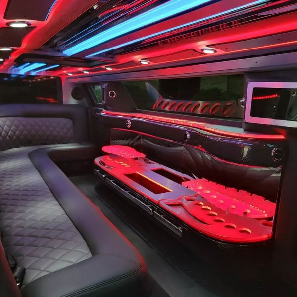 challenger-limo interior